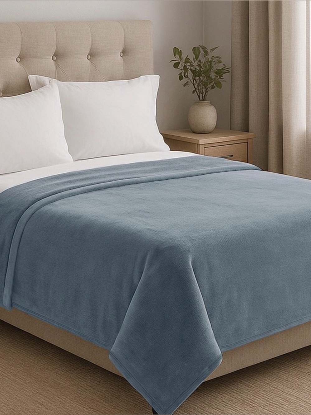 King size plush blanket